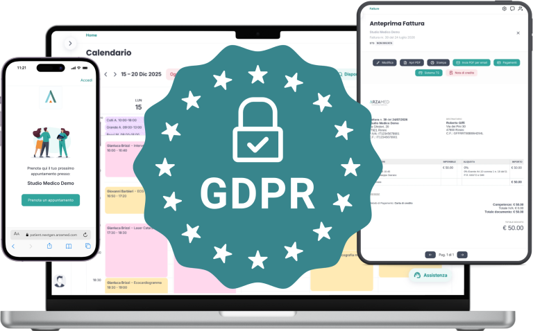 ArzaMed software medico 100% GDPR